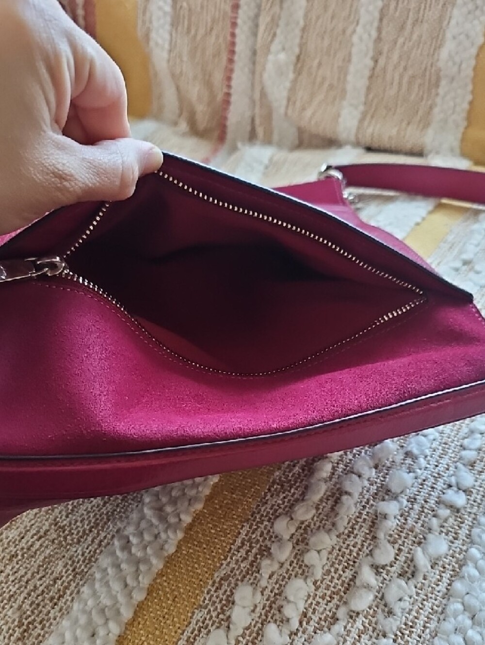 COACH Marlon Hobo In Dark Berry - Picture 5 of 11